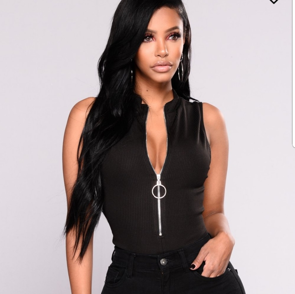 Fashion Nova Black Bodysuit